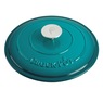Crock Pot Artisan 5-qt. Enameled Cast Iron Dutch Oven with Lid, Teal Ombre, large