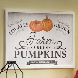 Farm Fresh Pumpkins Wall Art, , large