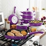 Chef Tested 11-Piece Granite Ceramic Nonstick Cookware Set, , large