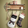 Sherpa Snowman Stocking, , large