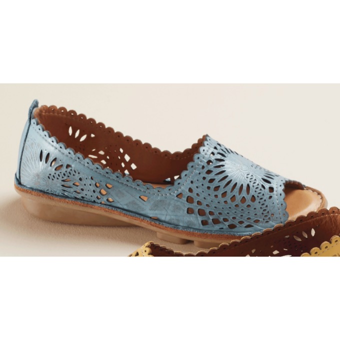 Spring Step Brandal Peep-Toe Slip-On, , large