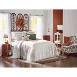 Maria Skirted Bedspread, , large