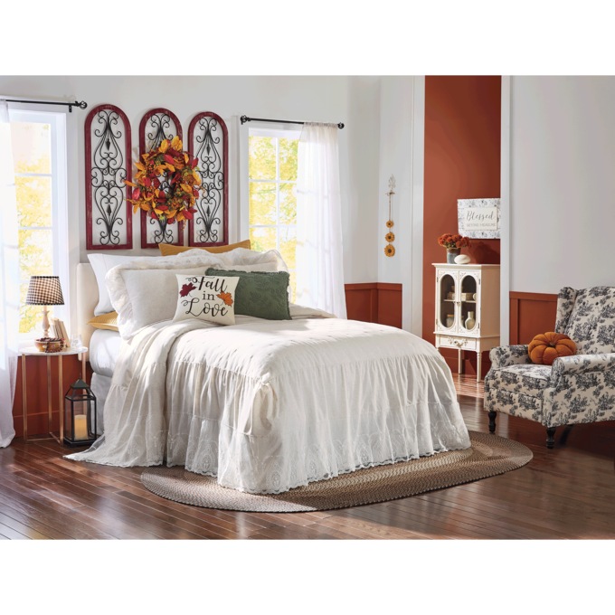 Maria Skirted Bedspread, , large