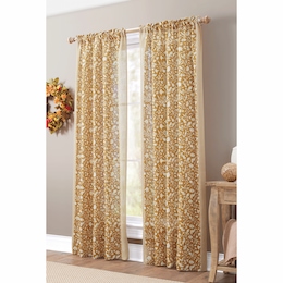 Autumn Gingham Border Panel, , large