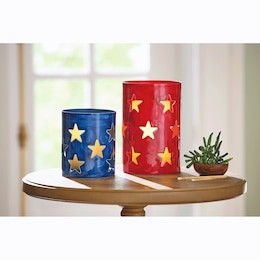 Set of 2 Americana Candleholders, , large