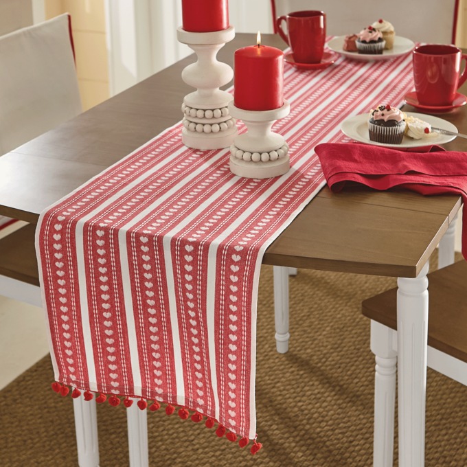 Hearts Table Runner, , large
