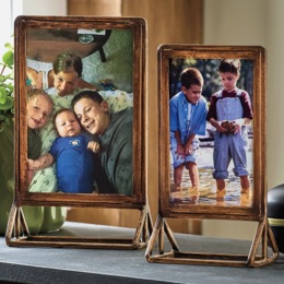 Set of 2 Marley Metal Picture Frames, , large