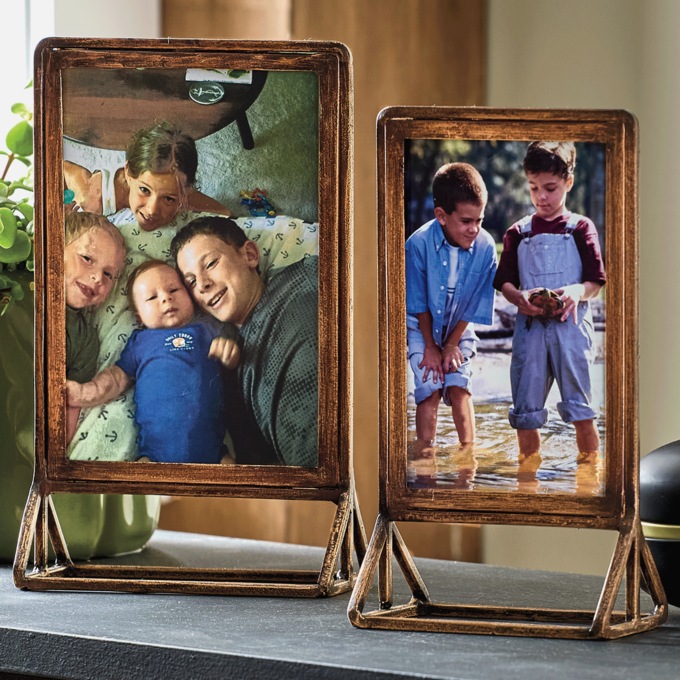 Set of 2 Marley Metal Picture Frames, , large