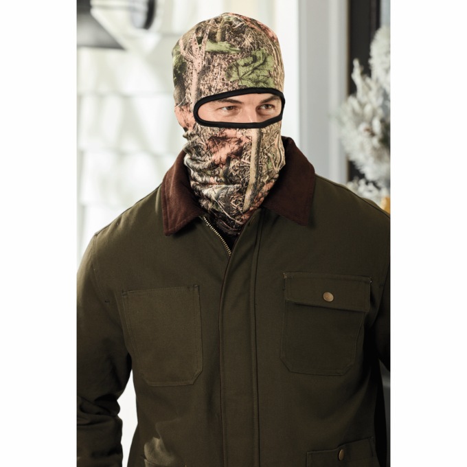 Reversible Camo Fleece Mask, , large