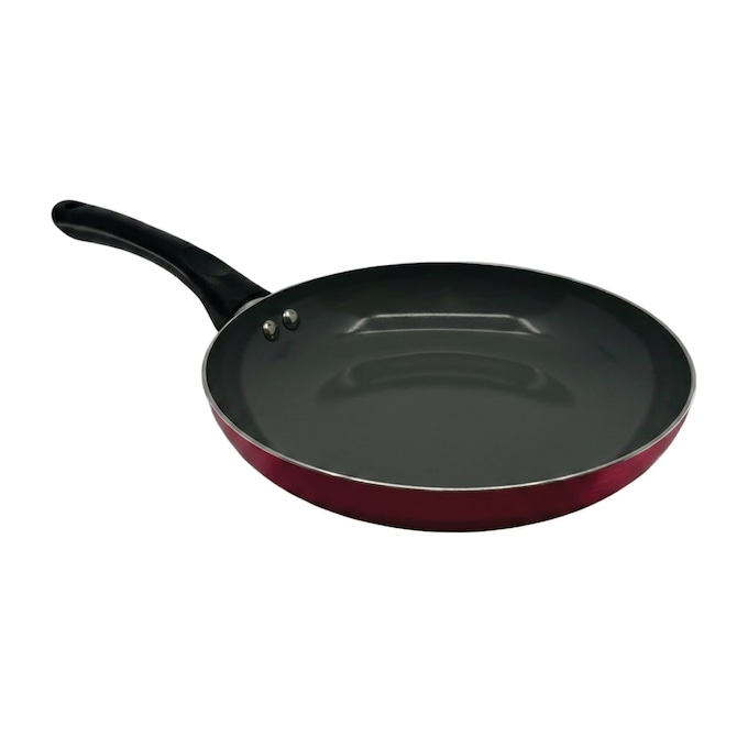 20-Piece Ceramic Metallic Cookware Set, Ruby, large