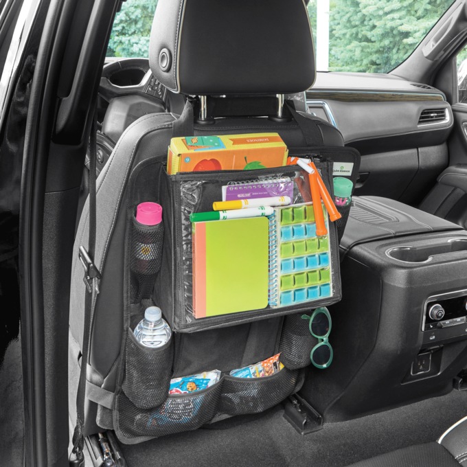 Set of 2 Adjustable Car Seat Organizers, , large