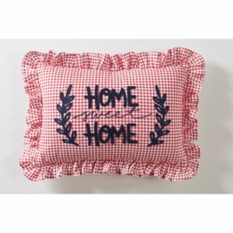 Embroidered Home Sweet Home Pillow, , large