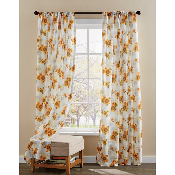 Golden Floral Panel, , large