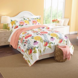 Watercolor Dreams 3-Piece Quilt Set, , large