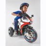 Ride-On Light-Up Motorcycle, Red Black, large