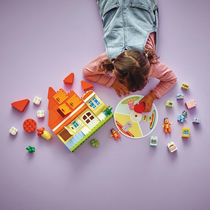 LEGO DUPLO Bluey's Family House with Memory Game, , large