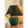 Colorful Bea Accent Ceramic Table Lamp with Pleated Shade, , large