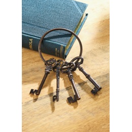 Vintage-Style Keys Hanging D&eacute;cor, , large