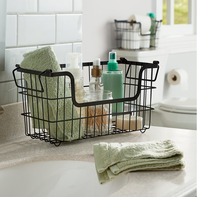 Stackable Metal Pantry Bin, , large