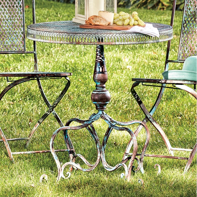 Clare Scroll Garden Table, , large