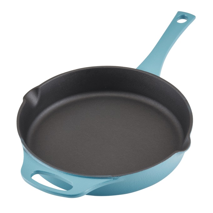 Rachael Ray Nitro Cast Iron 10" Skillet, , large