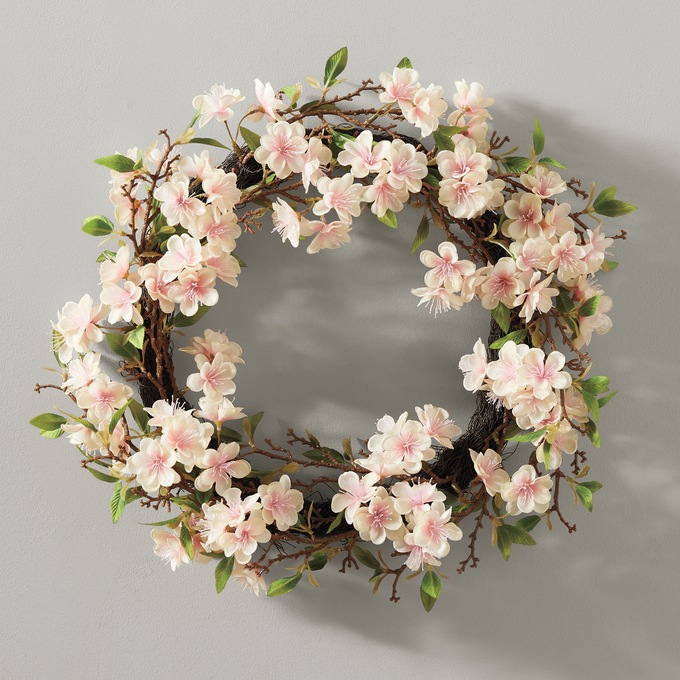 Cherry Blossom Wreath, , large