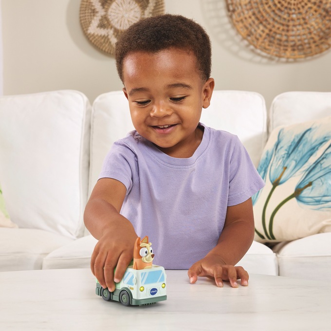 VTech Go! Go! Smart Wheels Bluey Bingo Garbage Truck, , large