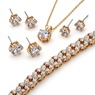 5-pc. Cubic Zirconia Earrings/Necklace/Bracelet Set, , large