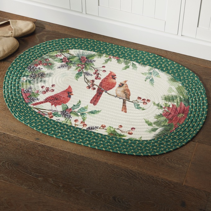 Cardinal Braided Kitchen Mat - 20" x 30", , large