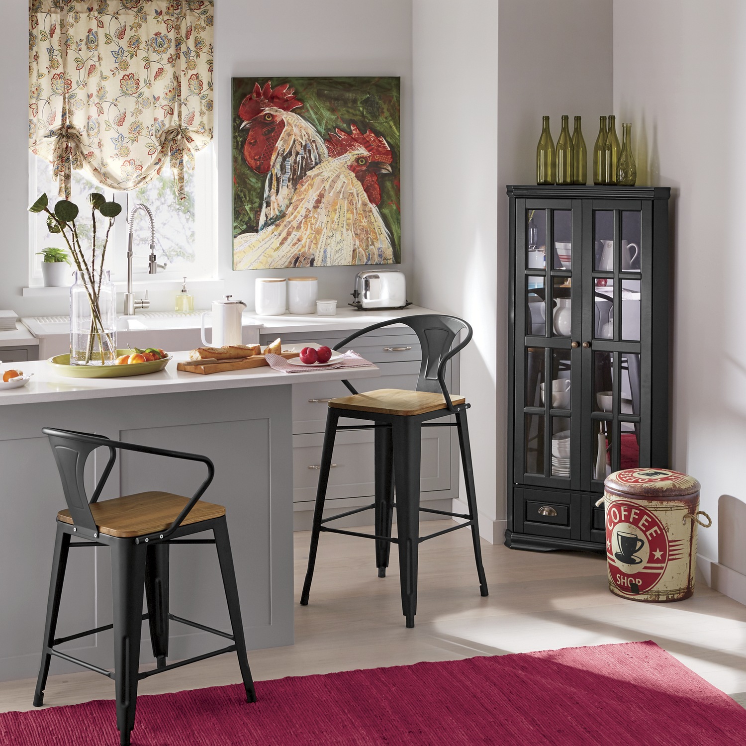 Tool Free Saunders Corner Cabinet Country Door