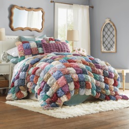 Maggie Oversized Puff Quilt Bundle - Full/Queen, , large