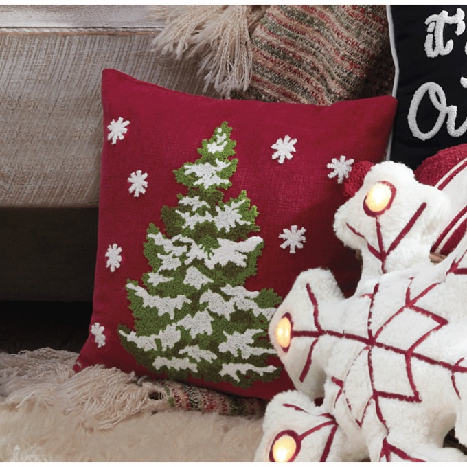 Tree Decorative Pillow, , large