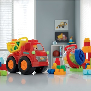 Build Me Up Maxi Truck Building Block Play Set, , large