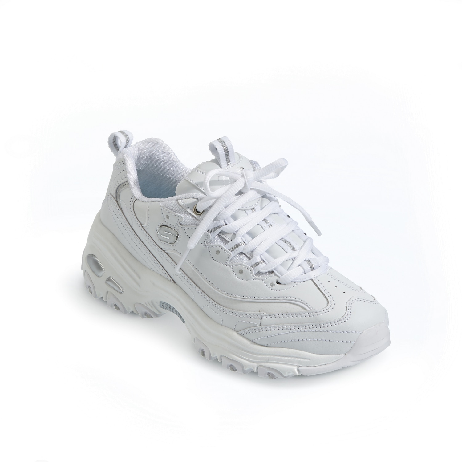 Skechers d'lites silver best sale