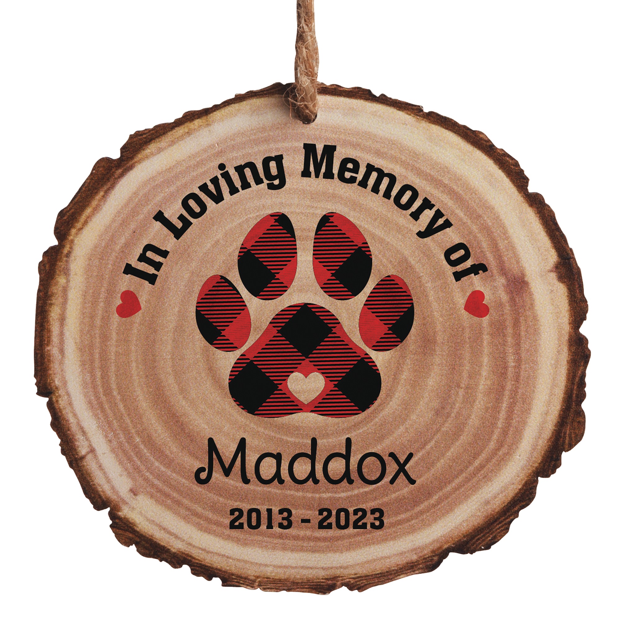 Personalized Pet Memorial Ornament, , large