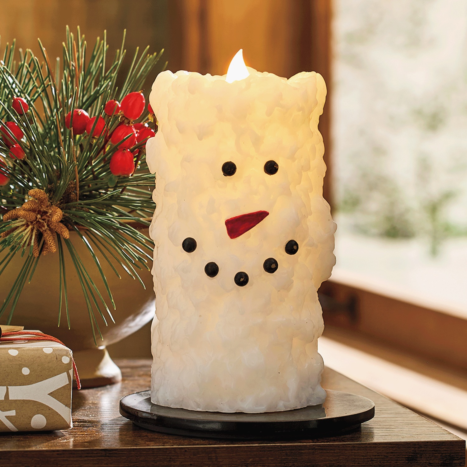 Snowman Candle | Country Door