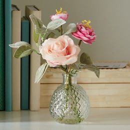 Pink Roses in Vase, , large