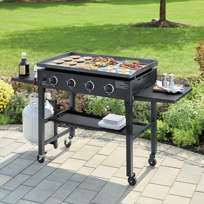 Griddle Gas Grill, , large