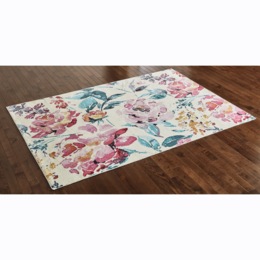 Lillian Floral Rug, , large