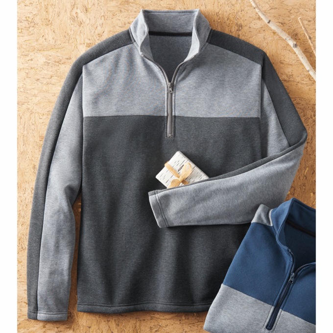 Fleece Colorblock Quarter-Zip