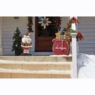 Chunky Wood Lit Jolly Santa, , large