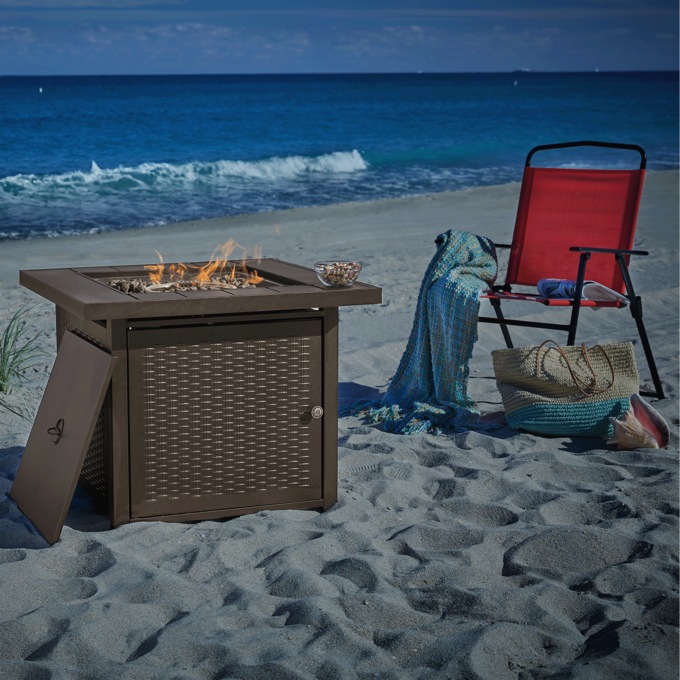 30" Propane Gas Firepit Table, , large