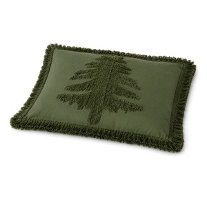 Aspen Chenille Sham with Woodland Tree Design, , large