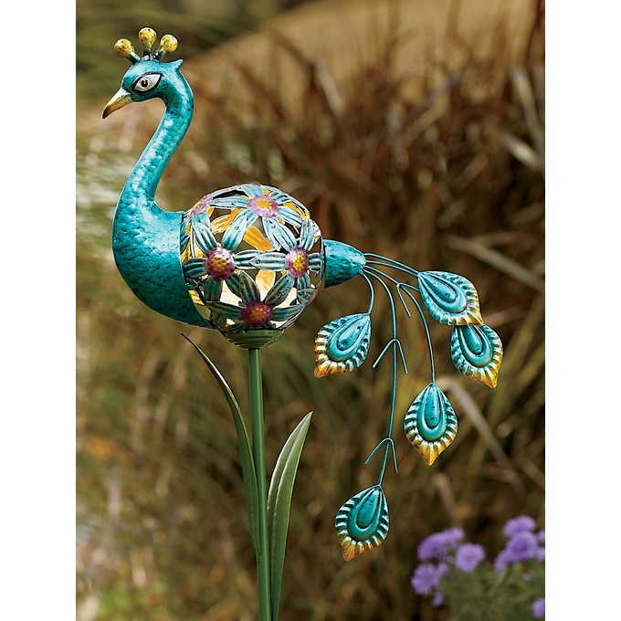 Solar Bird Stake, , large
