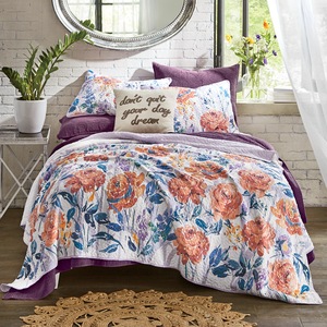 Alice Watercolor Oversized Quilt, , large