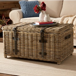 Rattan Coffee Table, , large