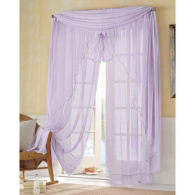 Emelia Sheer Voile Panel, , large