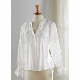 Heather Lace Top, , large