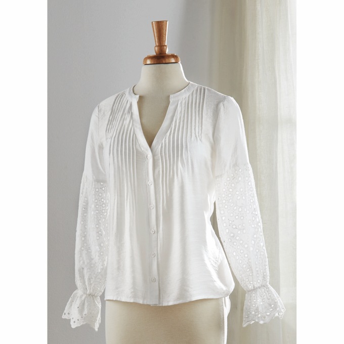 Heather Lace Top, , large