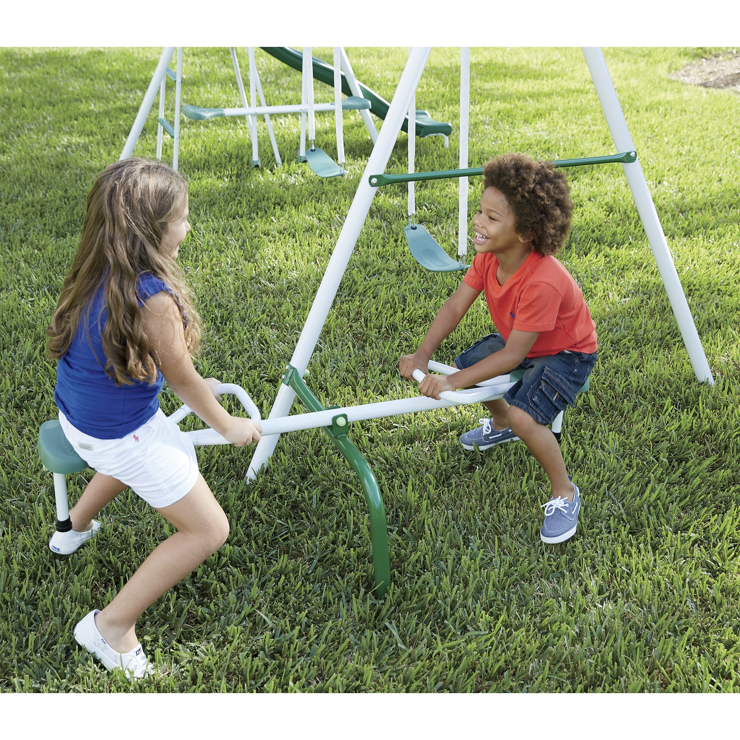 Backyard Metal Swing Set | Country Door